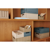 Lot de 2 boîtes de rangement | Bleu