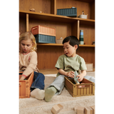 Lot de 2 boîtes de rangement | Bleu