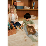 Lot de 2 boîtes de rangement | Bleu