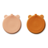 Lot de 2 assiettes | Rose