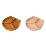 Lot de 2 assiettes | Rose