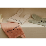 Lot de 3 gants de toilette | Animaux