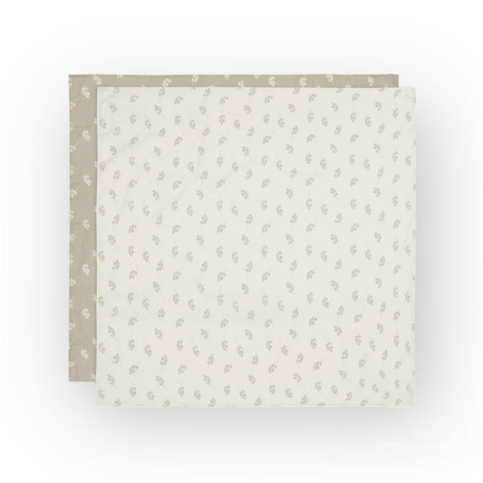 Langes gaze de coton | 115cm | Twig Olive Green