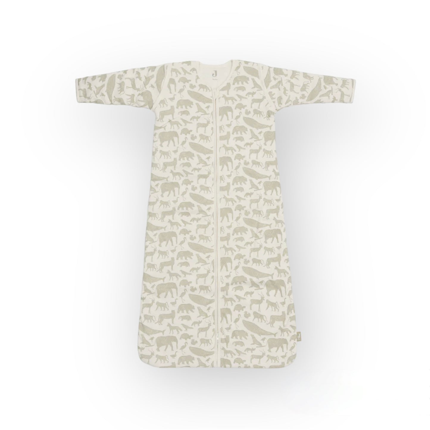 Gigoteuse avec manches amovibles | 70cm | Animals olive green
