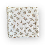 Lingette lavable | Fleurs vertes