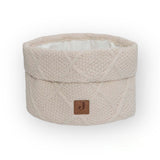 Panier de rangement | Check knit Oatmeal