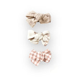 Trio de barrettes | Noeuds bohème