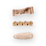 Trio de barrettes | Nude