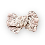 Barrette noeud papillon | Vintage rose poudré