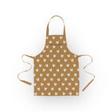 Tablier enfant | Coeurs caramel