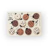 Puzzle en bois | Coccinelles