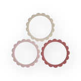 Bracelets de dentition | Fleurs blush