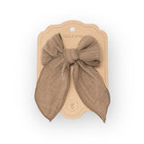 Barrette | Gaze de coton Olive