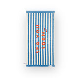 Serviette de plage | Rayures bleues