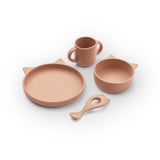 Coffret repas | Chat rose