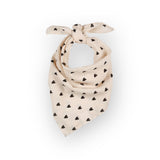 Foulard | Gaze coeurs écru