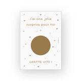 Carte à gratter échographie | Coeurs