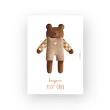 Carte | Ourson marron