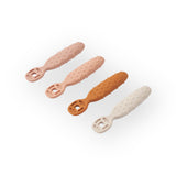 Lot de 4 cuillères d'apprentissage | Rose