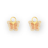 Lot de 2 charms | Glitter butterfly