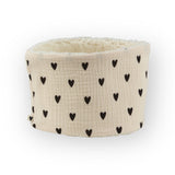 Snood | Gaze coeurs beige