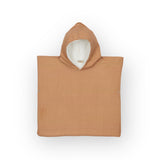 Poncho de bain | Gaze rayures fines