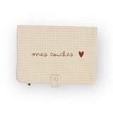 Range couches | Gaze petits carreaux