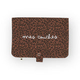 Range couches | Léopard marron