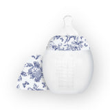Biberon anti-colique | Toile de Jouy Bleu
