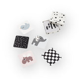 Cartes d'éveil contrastées