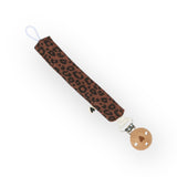 Attache-tétine | Léopard marron