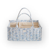Panier de rangement | Fleurs bleues