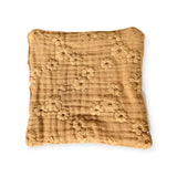 Lingette lavable | Brodé camel