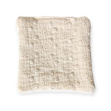 Lingette lavable | Brodé écru