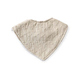 Bavoir bandana | Brodé écru