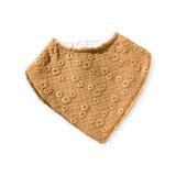 Bavoir bandana | Brodé camel