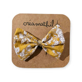 Barrette | Fleurs moutarde