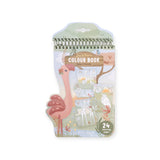 Cahier de coloriage Safari Friends | Flamant rose