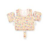 Gilet de natation avec brassards | Fleurs colorées