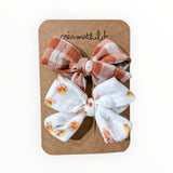 Barrettes noeud | Vichy