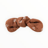 Barrette | Fleurs marron
