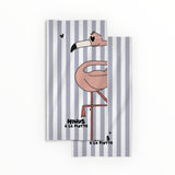 Serviette de plage | Flamant