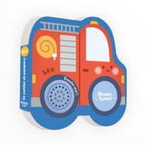Livre petits véhicules sonores | Camion de pompiers