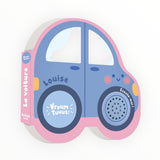 Livre petits véhicules sonores | Voiture