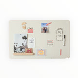 Tableau magnétique | Rectangle beige lin