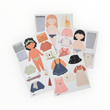 Aimants | Silhouettes à habiller fille