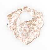 Bavoir bandana | Fleur rose
