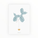 Carte | Chien ballon