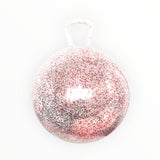 Ballon sauteur | Paillettes rose