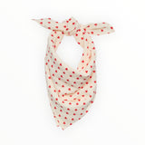 Foulard | Coeurs rouges